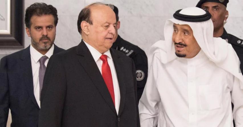 King Salman receives Yemeni president