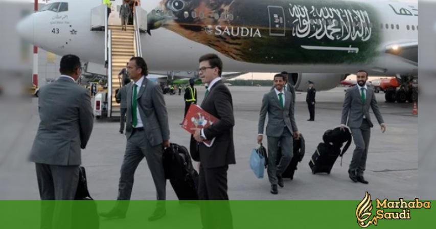 Saudi Arabia touch down in Russia ahead of World Cup