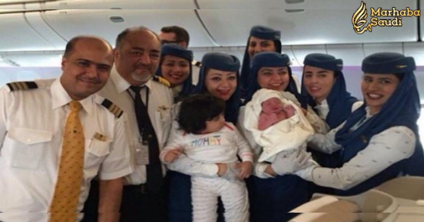 Woman Gives Birth on Saudi Airline Flight SV 21 to New York