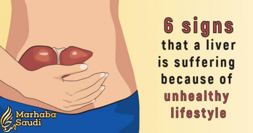 6 Warning Signs That A Liver Is Suffering Because Of An Unhealthy Lifestyle