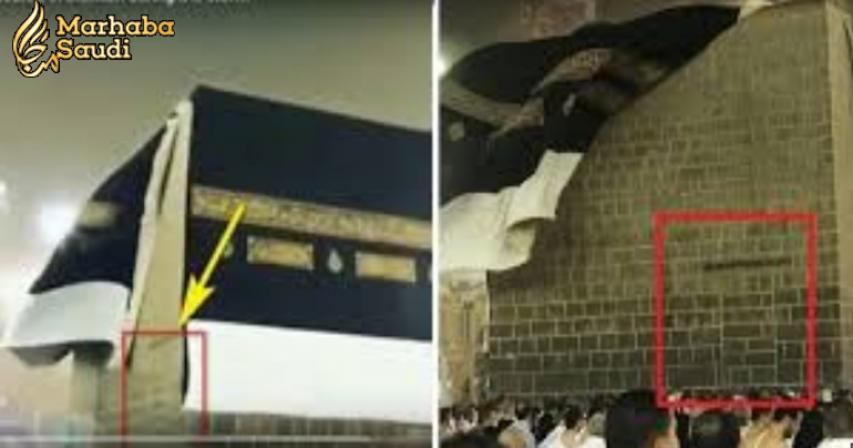 The storm in Makkah reveals the hidden door of the Holy Kaaba