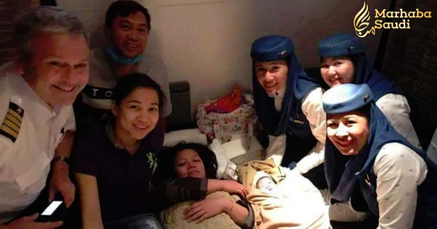 Passenger delivers baby on Saudi-Manila flight