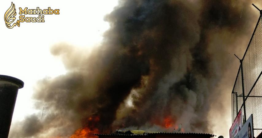 Video: Massive fire breaks out in slum in Mumbai