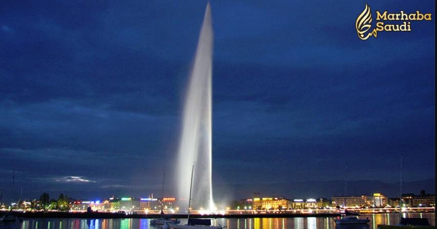 King Fahd's Fountain in Jeddah, Saudi Arabia