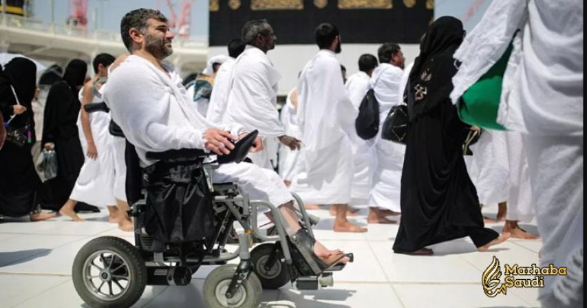 Mataf reserved for 2 hours for special needs people