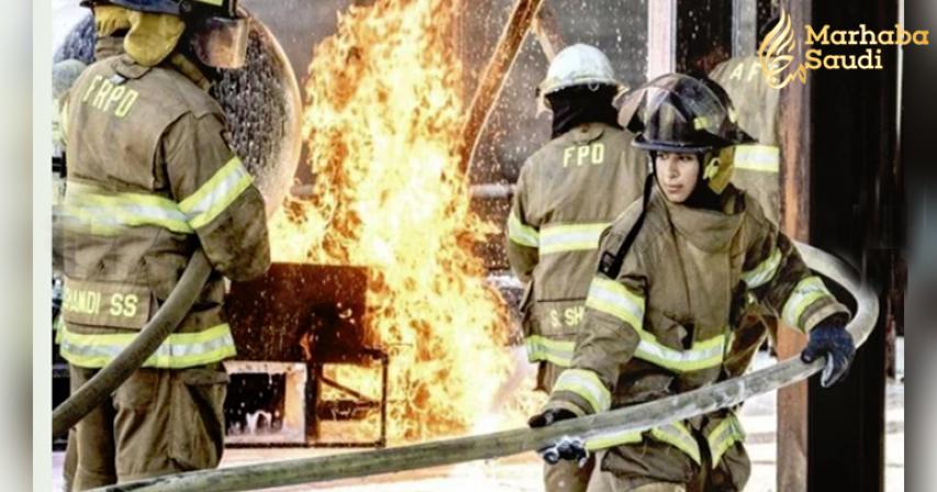 Saudi Arabia gets its first certified Saudi female firefighters