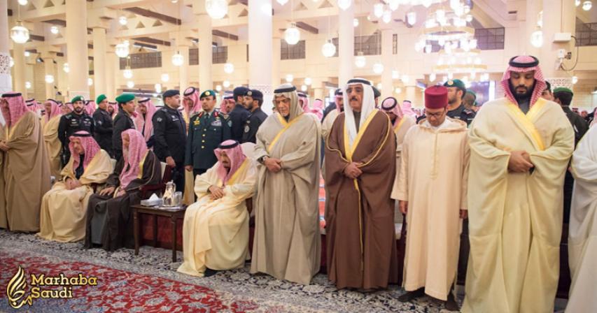 King Salman leads brother Prince Talal's funeral prayers