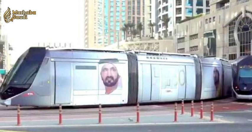 Why pictures of Dubai Ruler are on public transport