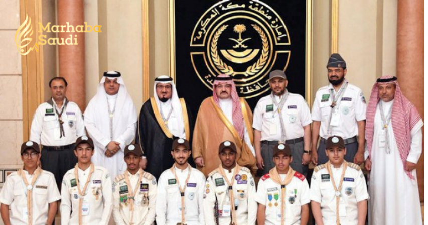 Jeddah governor welcomes scouts for Hajj