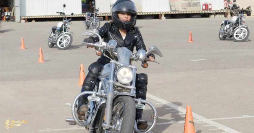 Saudi female bikers get ready to hit the road