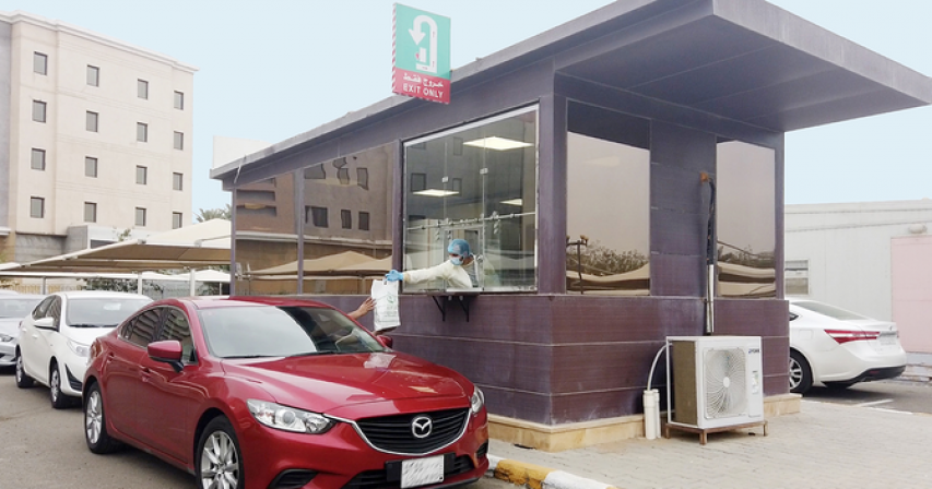 Hospital drive-through in Saudi Arabia is sweet medicine for patients