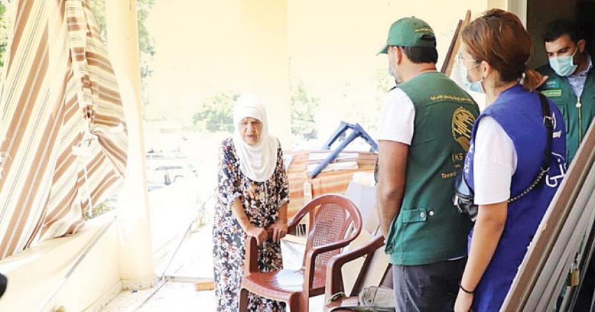 Saudi bridge continues to aid stricken in Lebanon