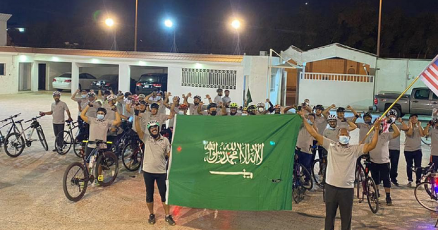 Jeddah cycling group combines fitness with tourism