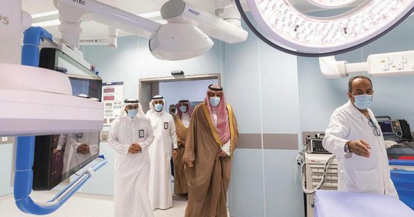 Governor of Saudi Arabia's Baha province inaugurates health projects in the region