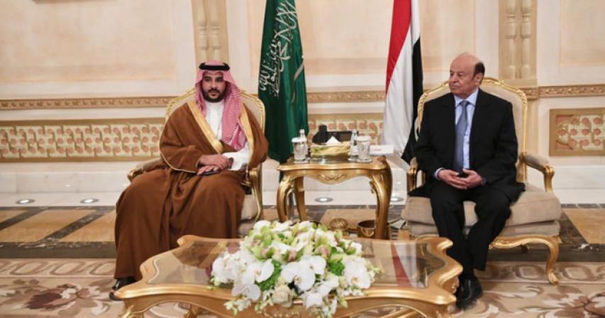 Saudi deputy defense chief receives Yemeni president