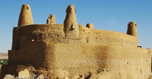 The historic Maarid Castle, Qasr Maarid in Jouf, Saudi Arabia