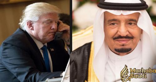 Custodian of the Two Holy Mosques Receives Telephone Call from US President