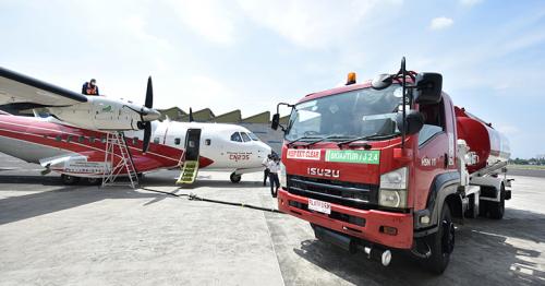 Indonesia conducts test flight using jet fuel mixed with palm oil